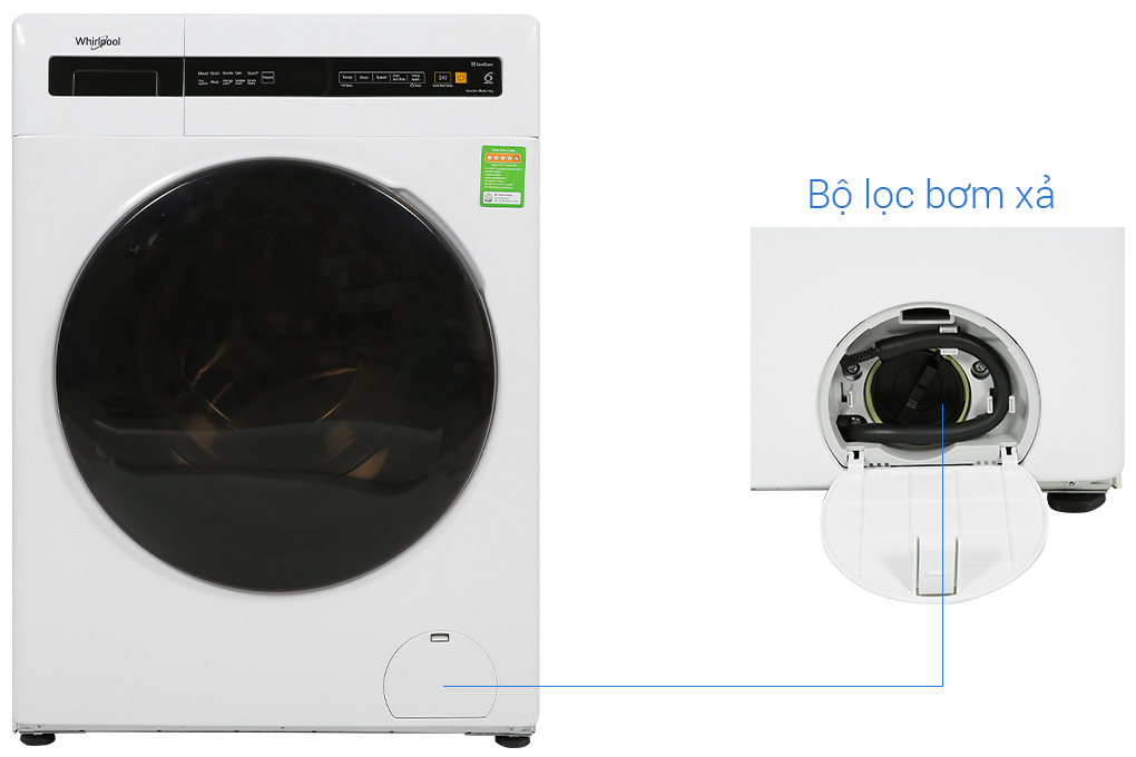 Máy giặt Whirlpool 9kg FWEB9002FW