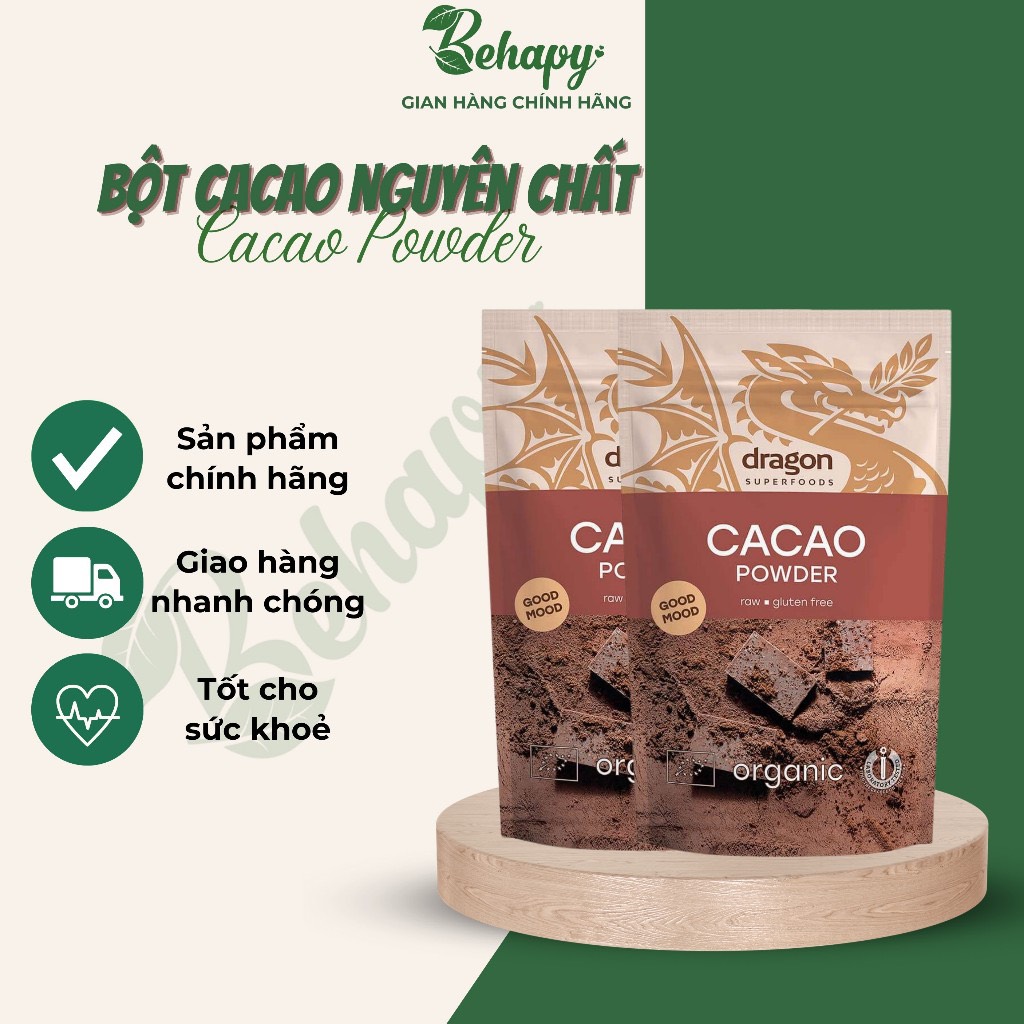 Bột cacao nguyên chất 200g - Dragon