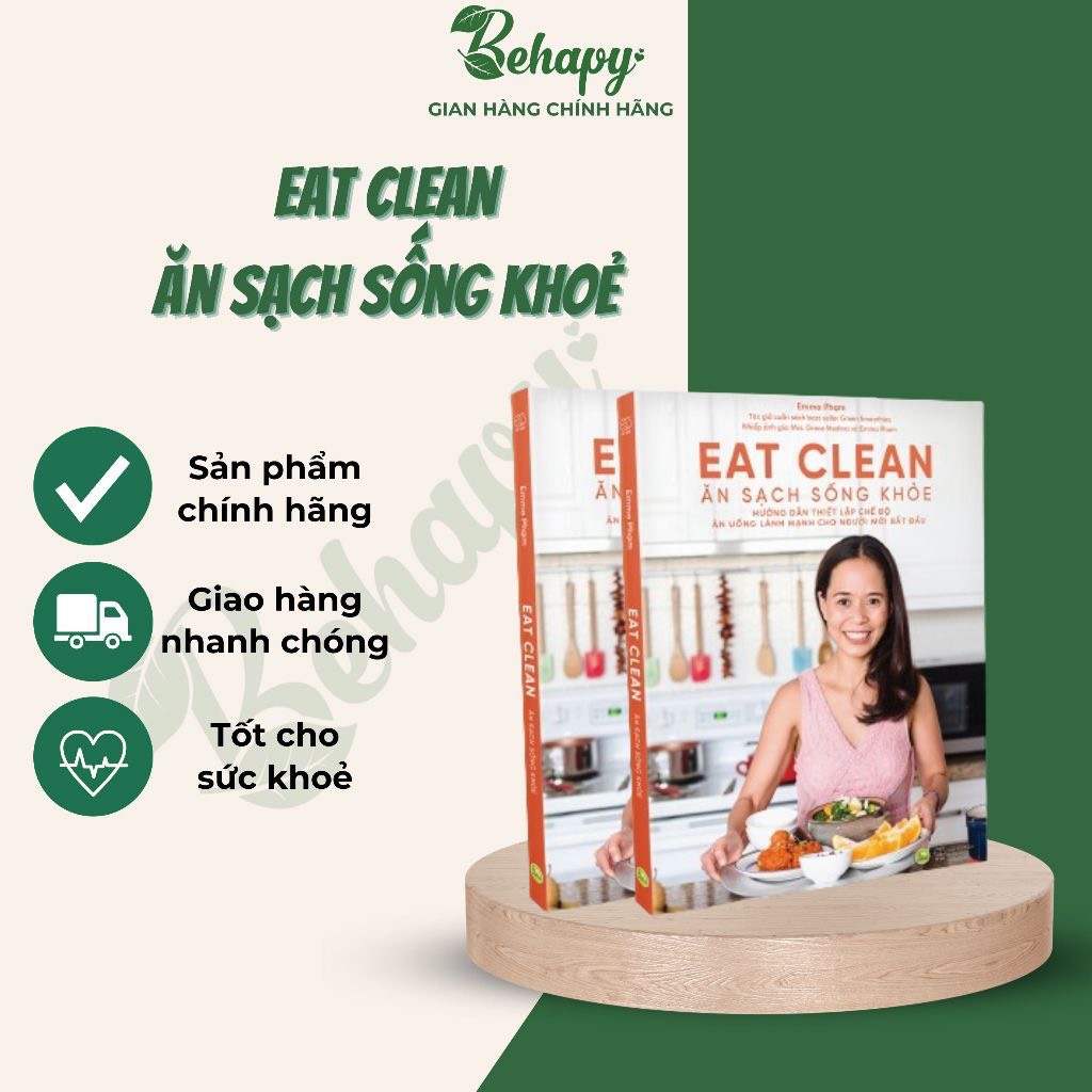 Sách EatClean - Ăn Sạch Sống Khỏe Emma Phạm