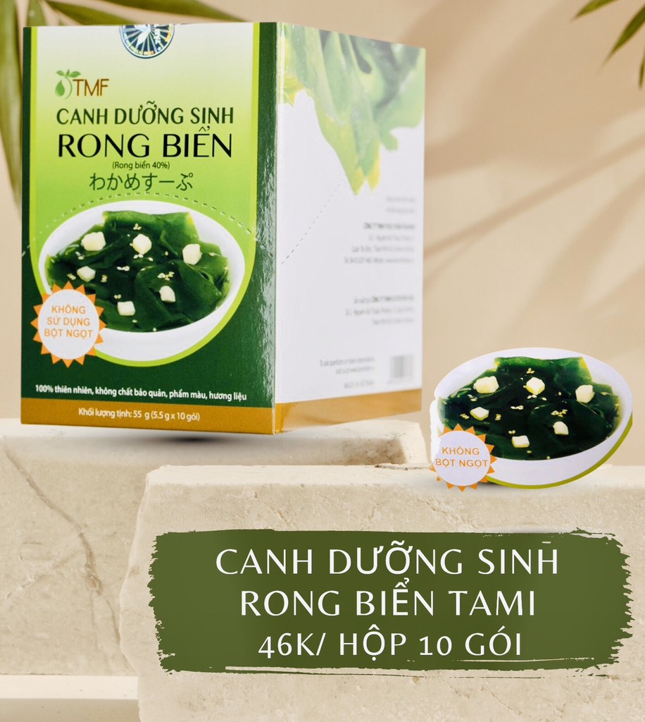 Canh dưỡng sinh rong biển TAMI 55gr
