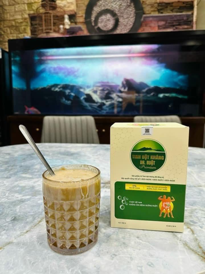 Tinh bột kháng tự nhiên 11.1% - Ít đường - Dr Ruột