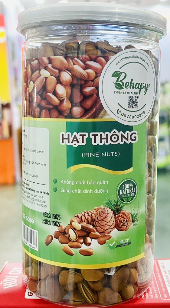 Hạt thông Mỹ 500gr