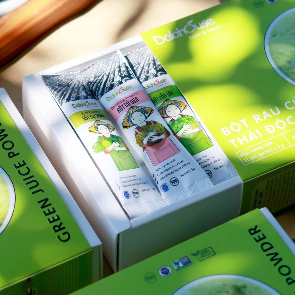 Bột Rau Củ Detox - Thải Độc 63gr - Dalahouse