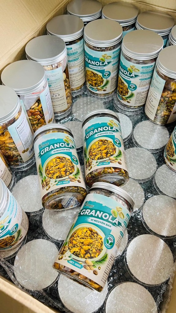Granola nguyên bản Behapy 500gr