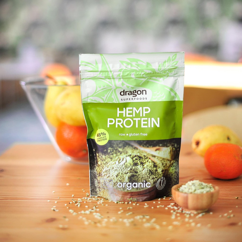 Bột gai dầu Hữu cơ 48% protein 200gr - Dragon