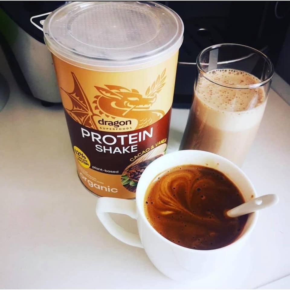 Protein shake cacao và vanilla 500gr - Dragon