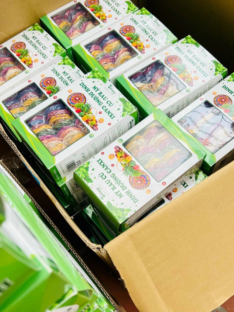 Mỳ rau củ canxi Behapy 500gr