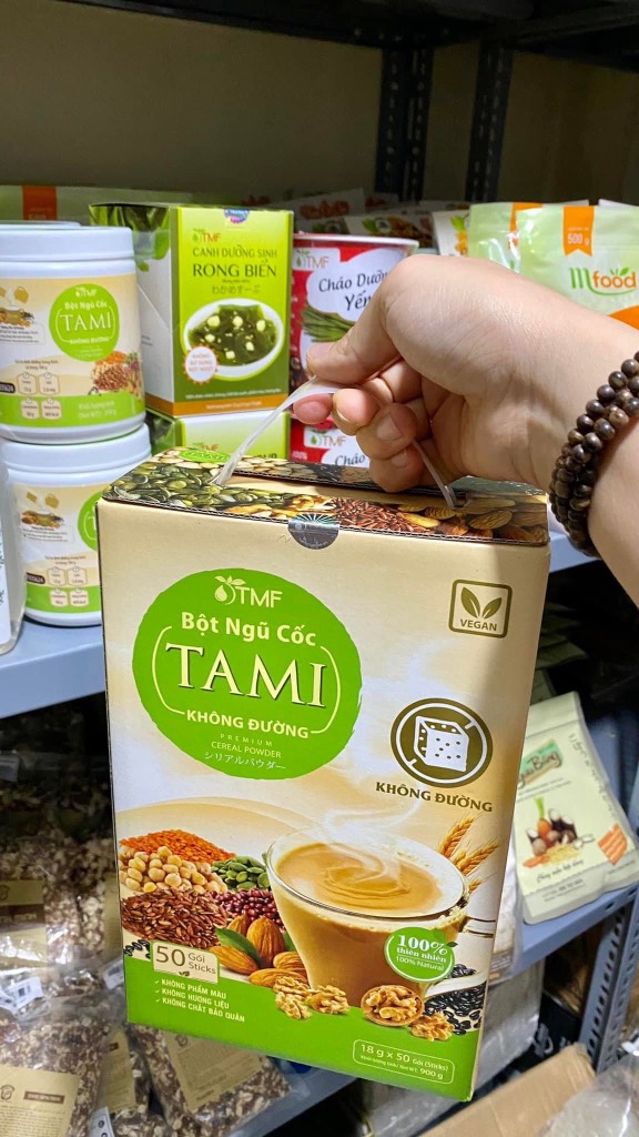 Bột ngũ cốc không đường 900gr - TAMI Food