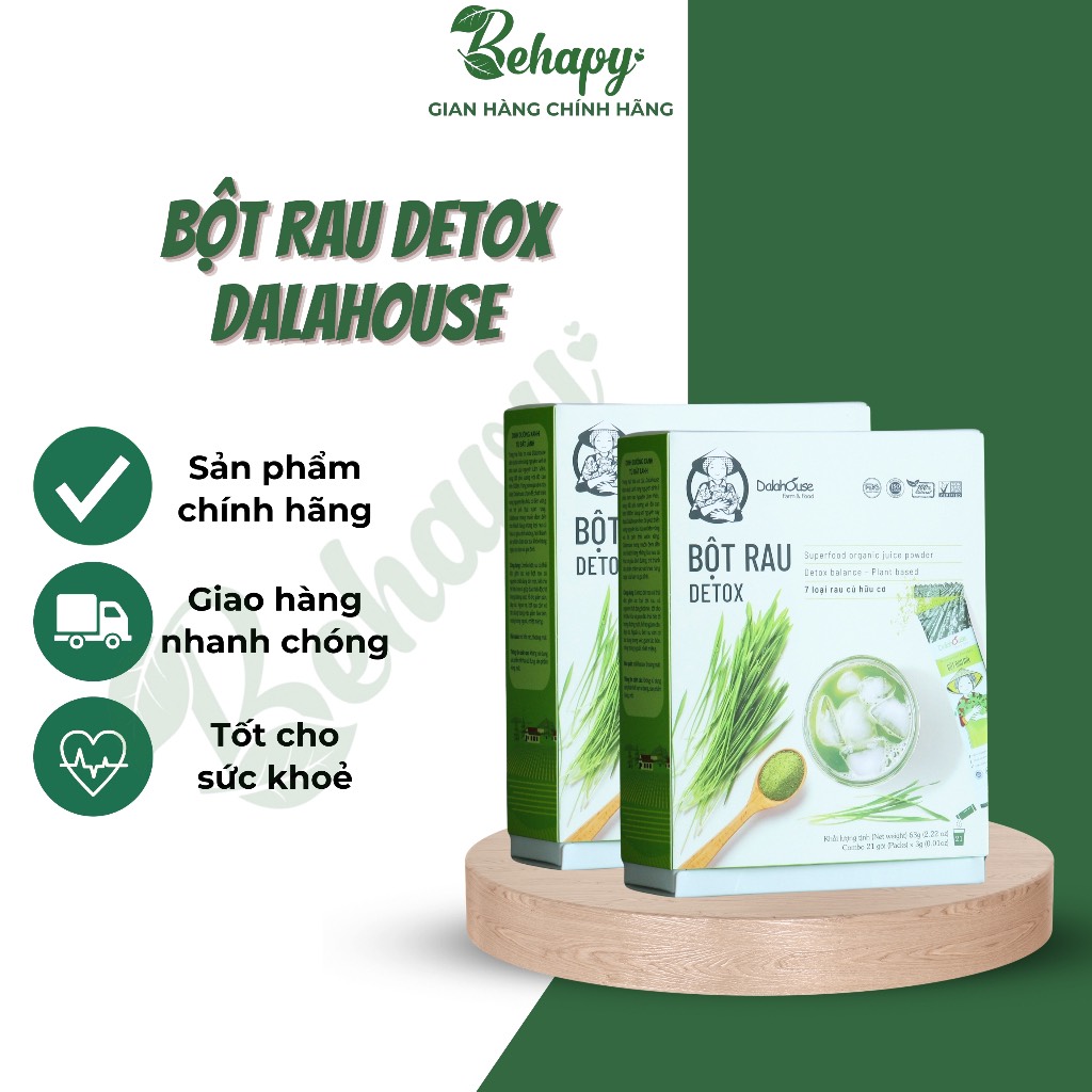 Bột Rau Củ Detox - Thải Độc 63gr - Dalahouse