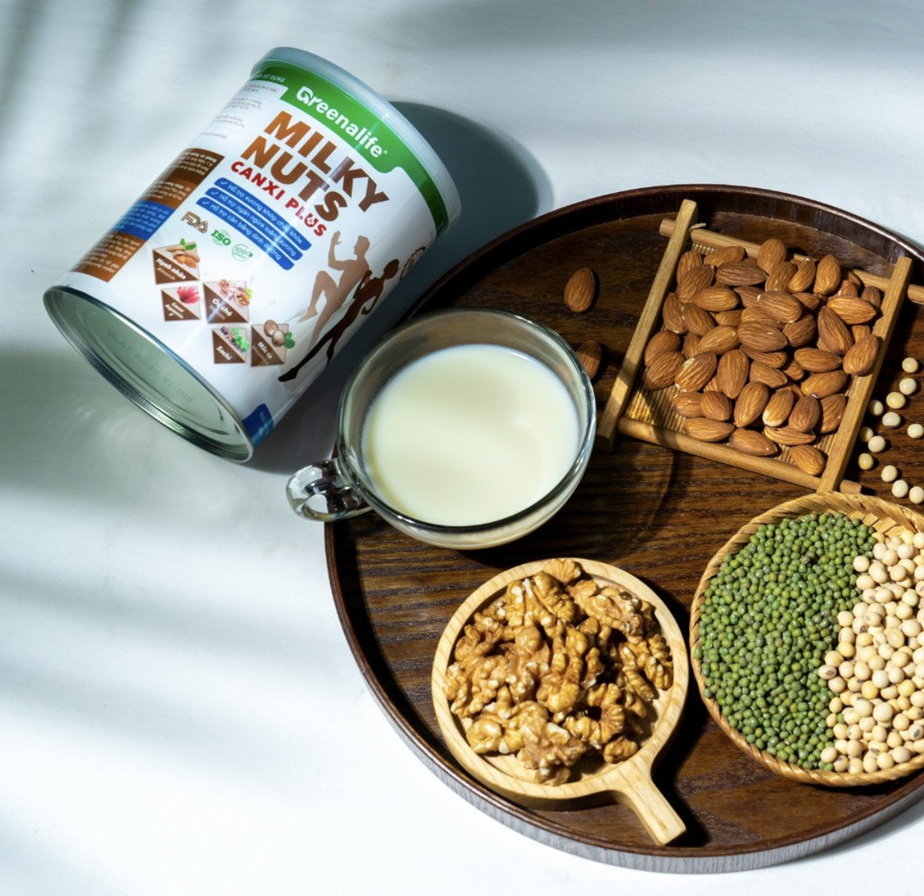Sữa hạt canxi greenalife - Combo 14- Mua 1 Milky Canxi Plus (Lon 800 gram) Tặng Milky Canxi Plus (Lon 400 gram) 299k