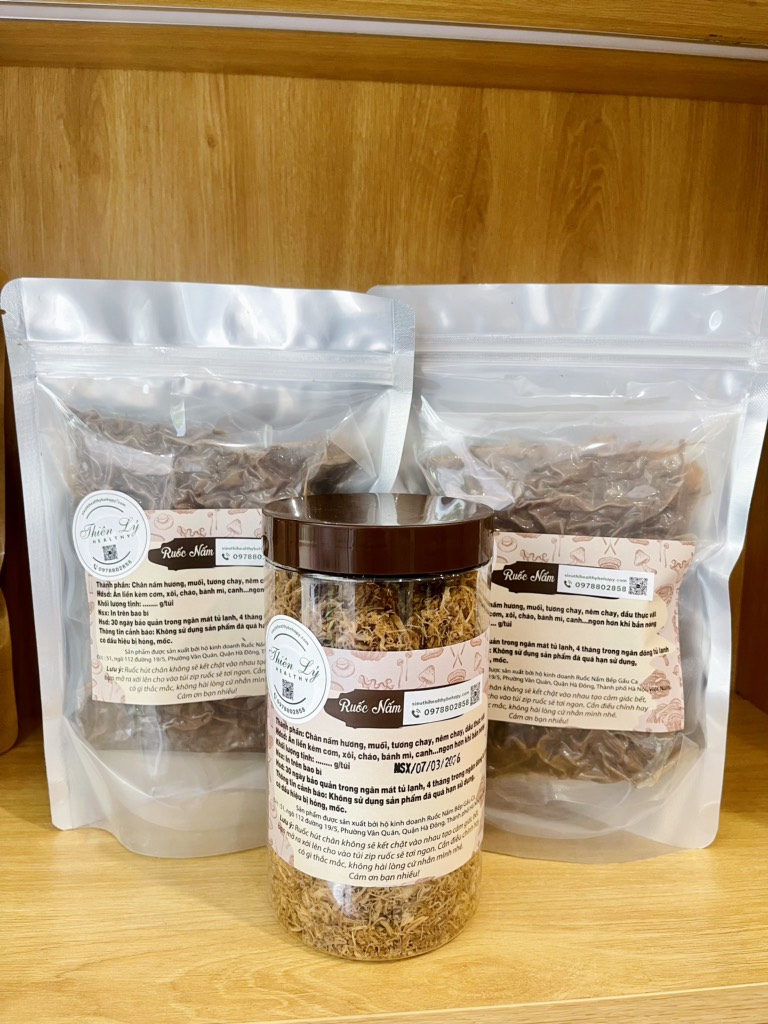 Ruốc nấm hương 500gr