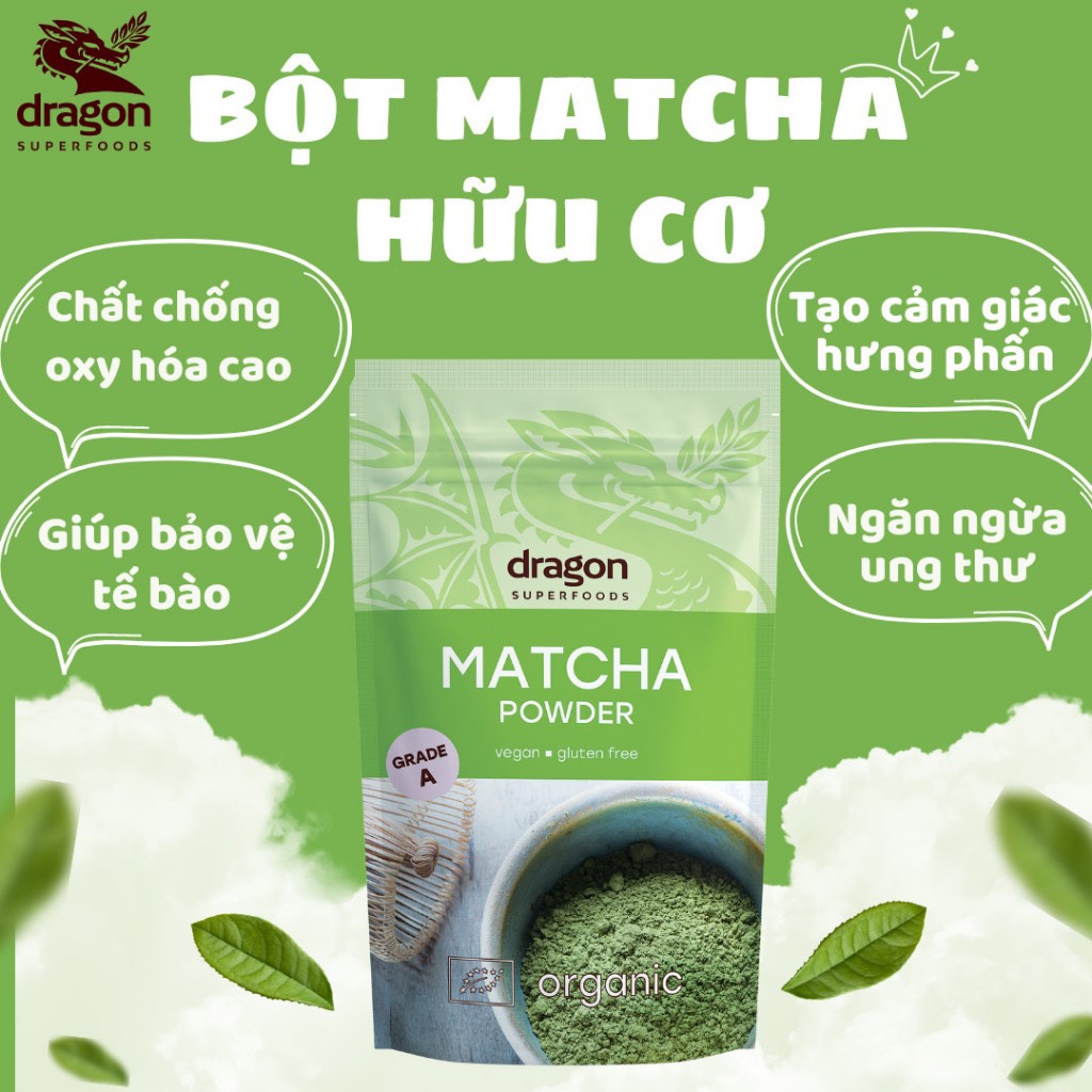 Bột Matcha Hữu Cơ 100gr - Dragon