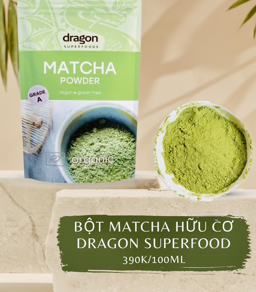 Bột Matcha Hữu Cơ 100gr - Dragon