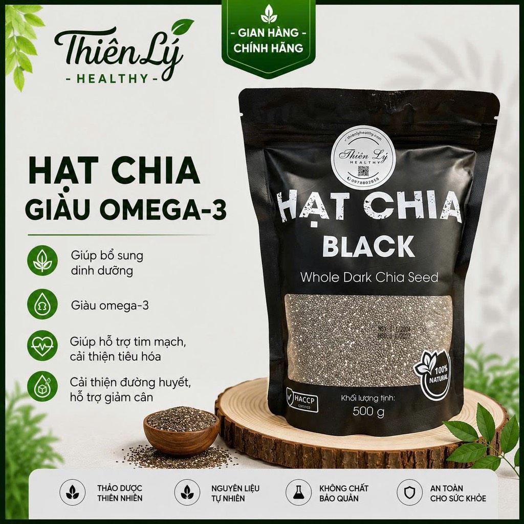 Hạt Chia Black 500gr