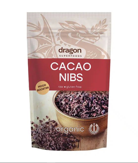 Cacao nibs (ca cao ngòi) hữu cơ 200gr - Dragon