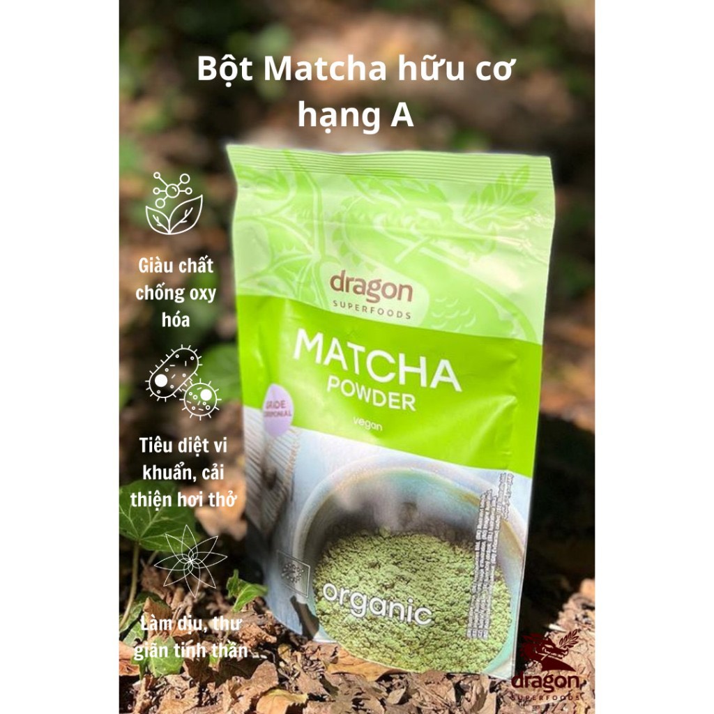 Bột Matcha Hữu Cơ 100gr - Dragon