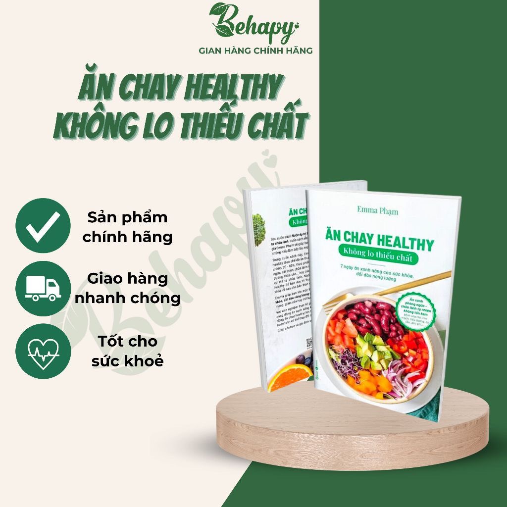 Sách Ăn Chay Healthy - Không lo thiếu chất