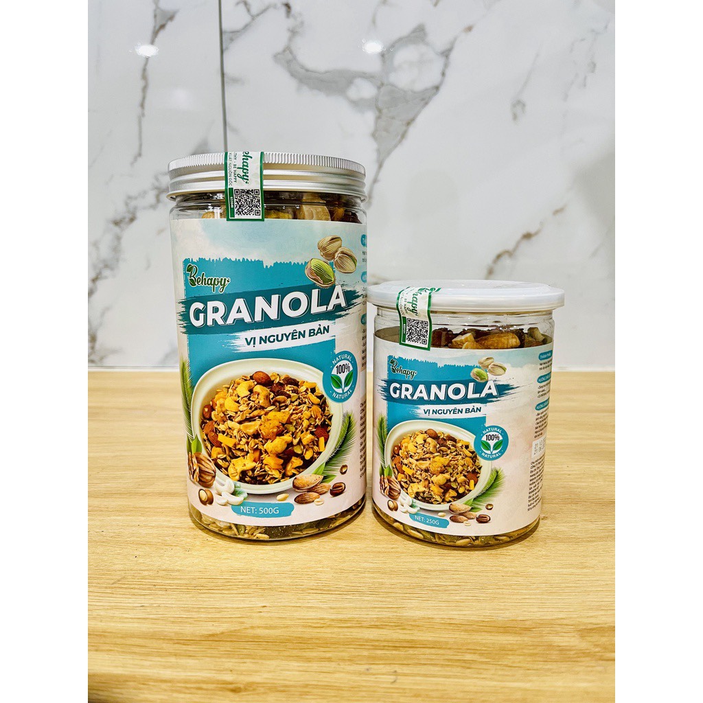 Granola nguyên bản Behapy 500gr