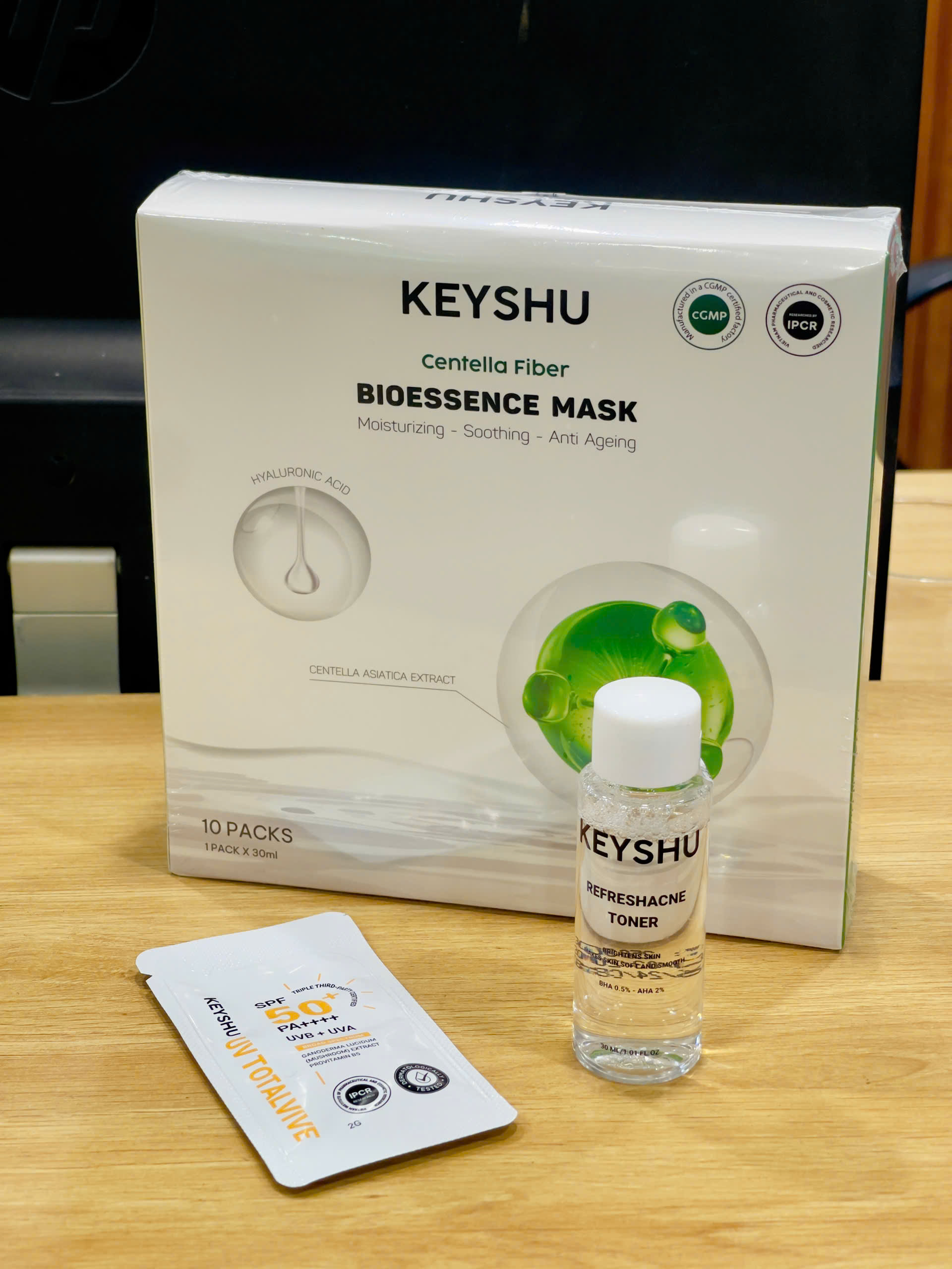 Mặt nạ sợi rau má KEYSHU