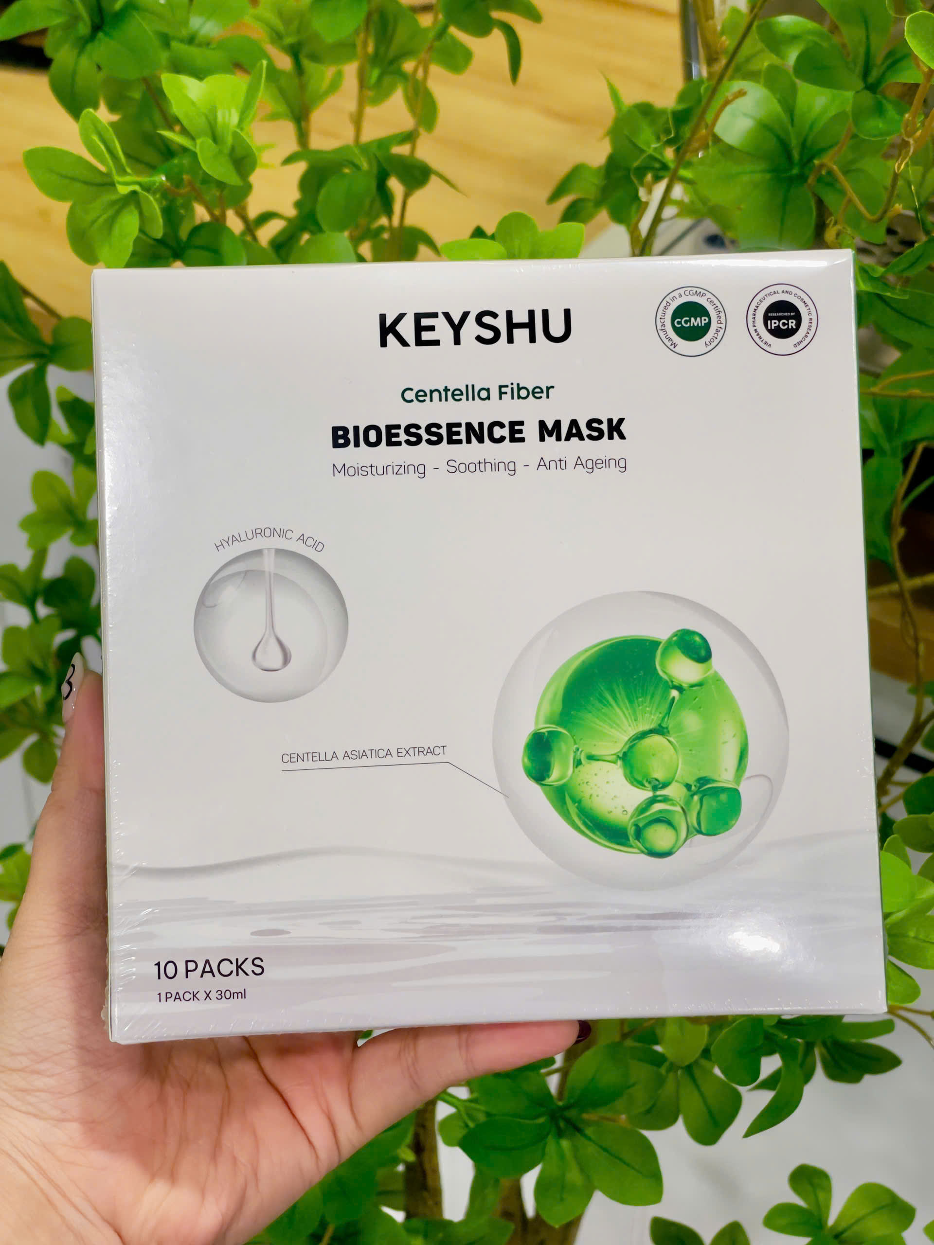 Mặt nạ sợi rau má KEYSHU