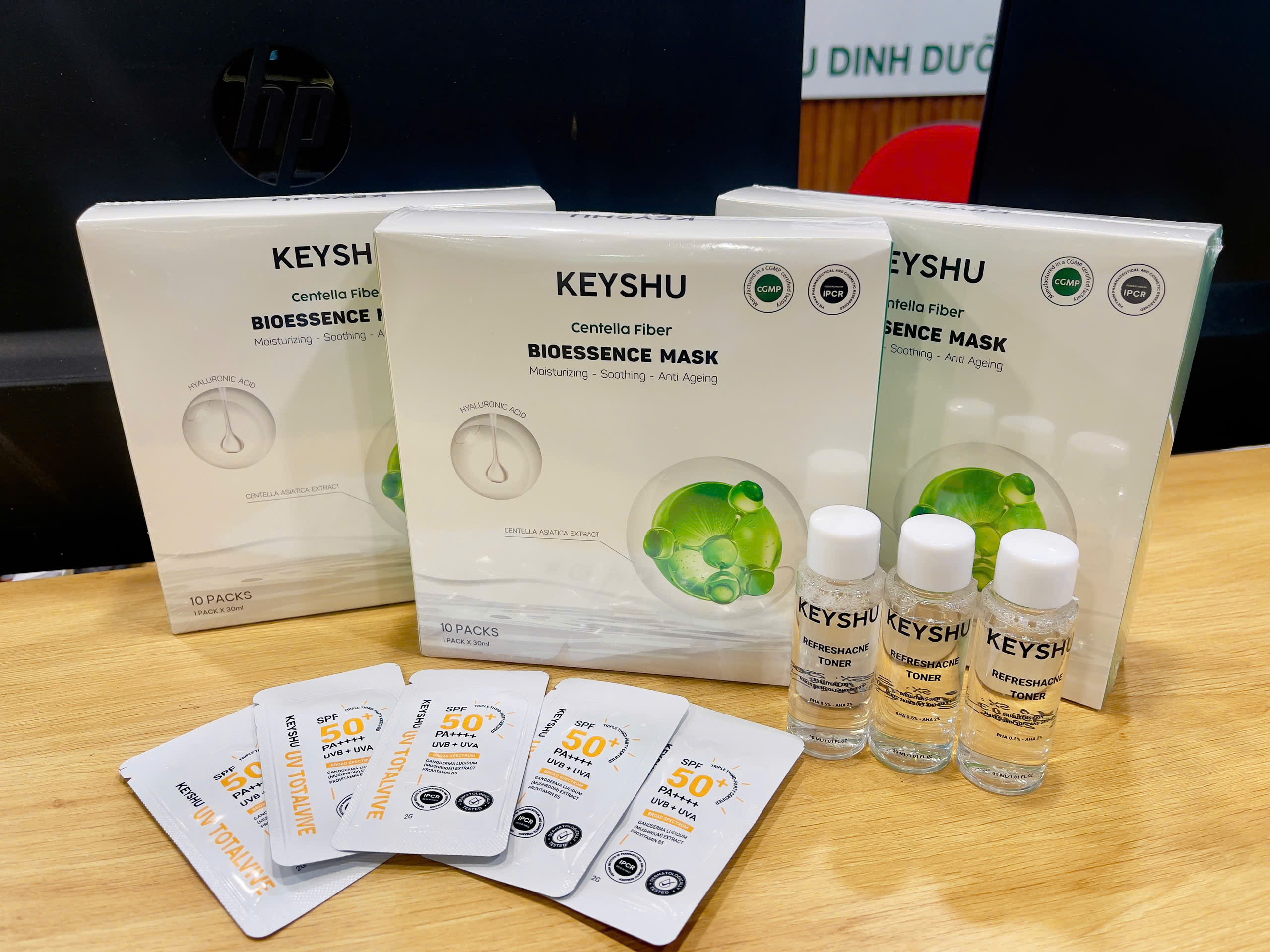 Mặt nạ sợi rau má KEYSHU