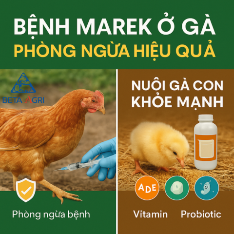 Bệnh Marek ở gà: Hướng dẫn phòng ngừa toàn diện và Dinh dưỡng hỗ trợ tối ưu cho gà con Bệnh Marek ở gà: Hướng dẫn phòng ngừa toàn diện và Dinh dưỡng hỗ trợ tối ưu cho gà con