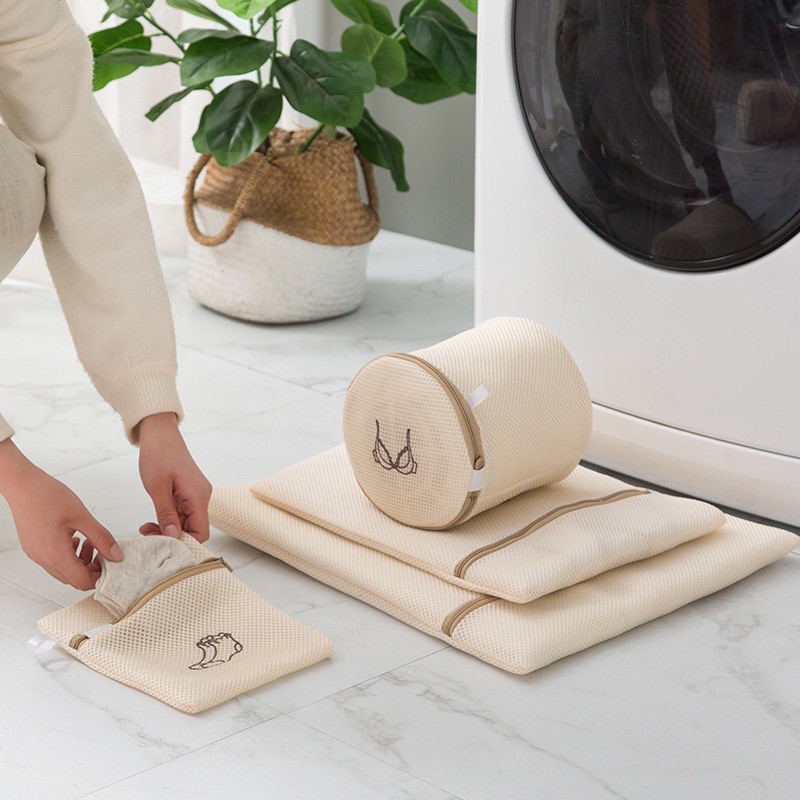 Túi giặt vải lưới Mướt bedding chứa đồ giặt giúp bảo vệ đồ, hạn chế nhăn, giữ form, chống xù