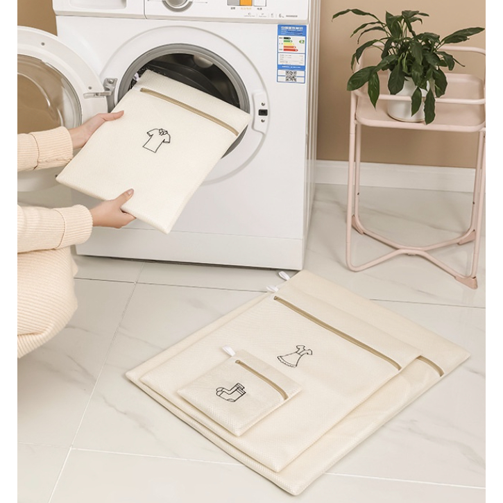 Túi giặt vải lưới Mướt bedding chứa đồ giặt giúp bảo vệ đồ, hạn chế nhăn, giữ form, chống xù