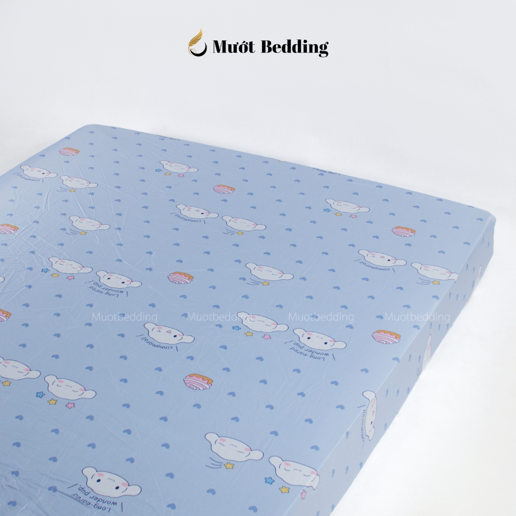 Ga giường lẻ Lụa Tencel Mướt bedding cao cấp đầy đủ size bo chun, chất liệu cao cấp, mềm, thoáng mát