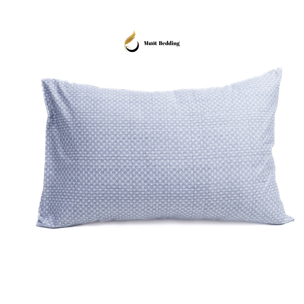 Vỏ gối Cotton 100% cao cấp nhiều họa tiết Mướt bedding Size 50x70 cm mềm mại, thấm hút tốt, áo gối dạng lồng bền đẹp