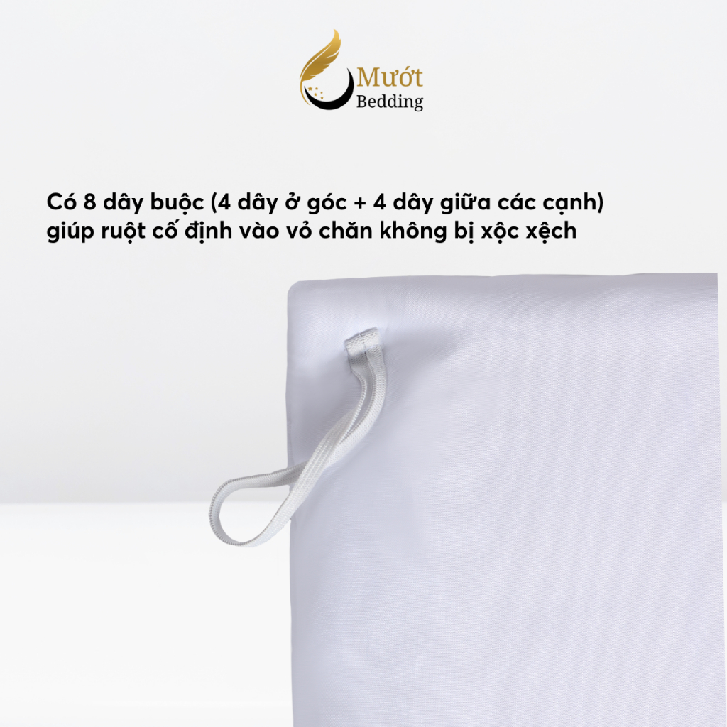 Ruột chăn bông Microfiber Mướt bedding ruột mền có đầy đủ size 2mx2m2 1m6x2m chất liệu gòn tấm êm ái