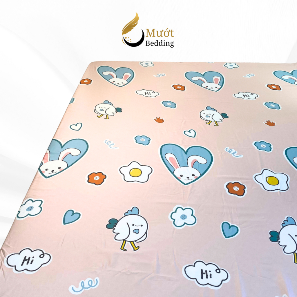 Ga giường lẻ Lụa Tencel Mướt bedding cao cấp đầy đủ size bo chun, chất liệu cao cấp, mềm, thoáng mát