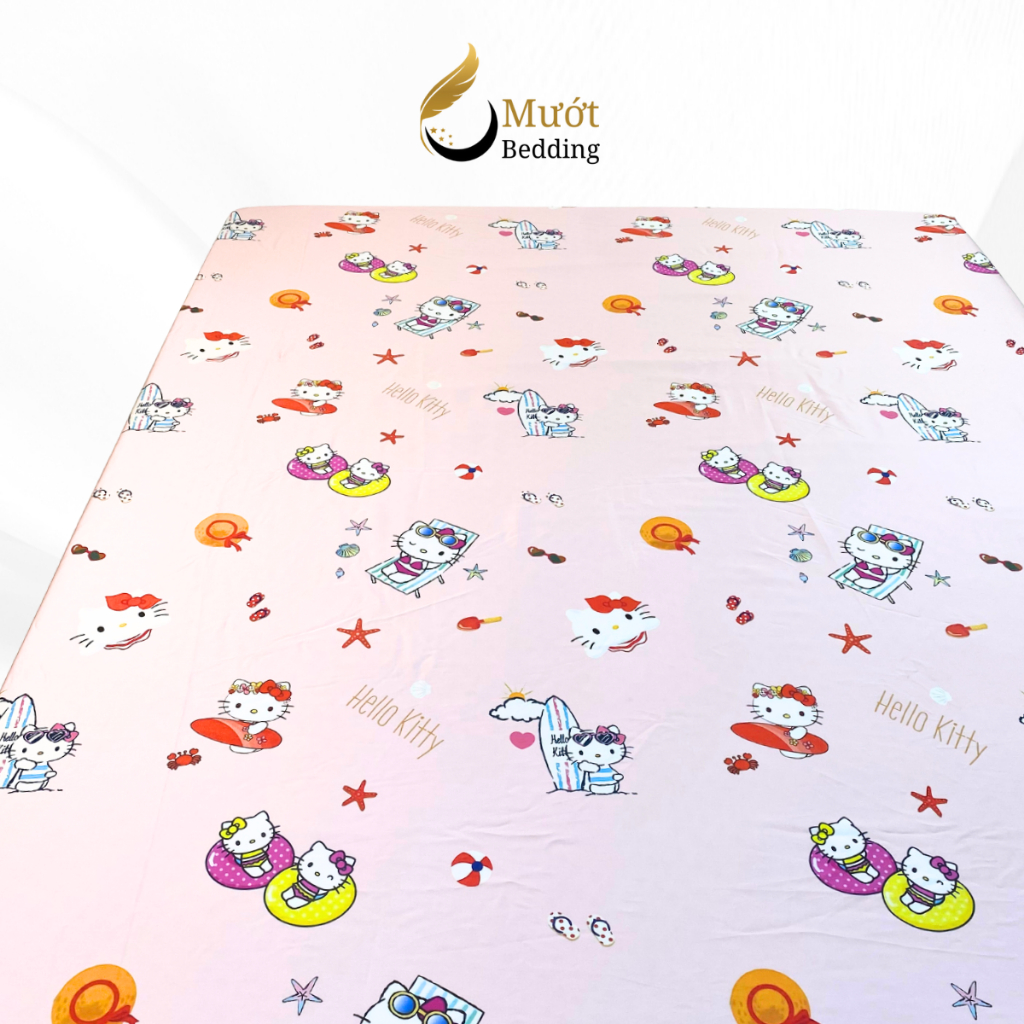 Ga giường lẻ Lụa Tencel Mướt bedding cao cấp đầy đủ size bo chun, chất liệu cao cấp, mềm, thoáng mát