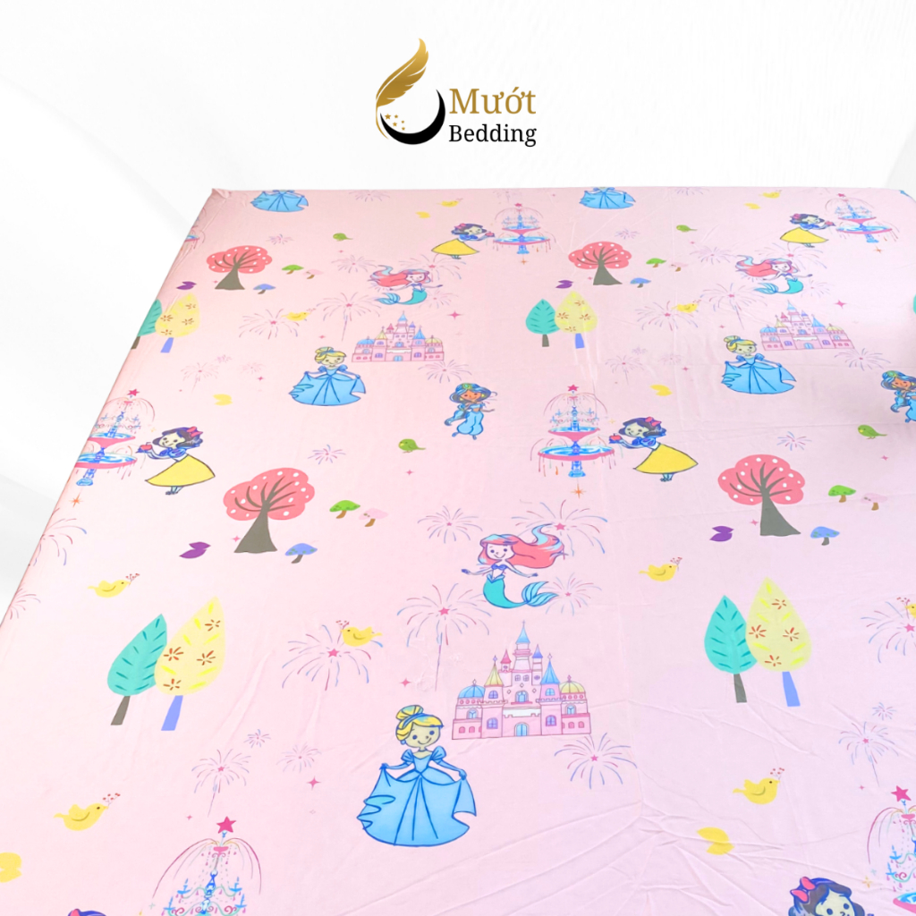 Ga giường lẻ Lụa Tencel Mướt bedding cao cấp đầy đủ size bo chun, chất liệu cao cấp, mềm, thoáng mát