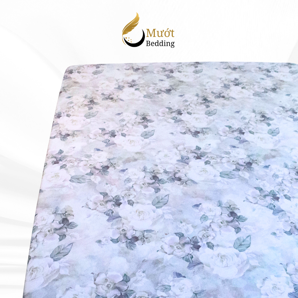 Ga giường lẻ Lụa Tencel Mướt bedding cao cấp đầy đủ size bo chun, chất liệu cao cấp, mềm, thoáng mát