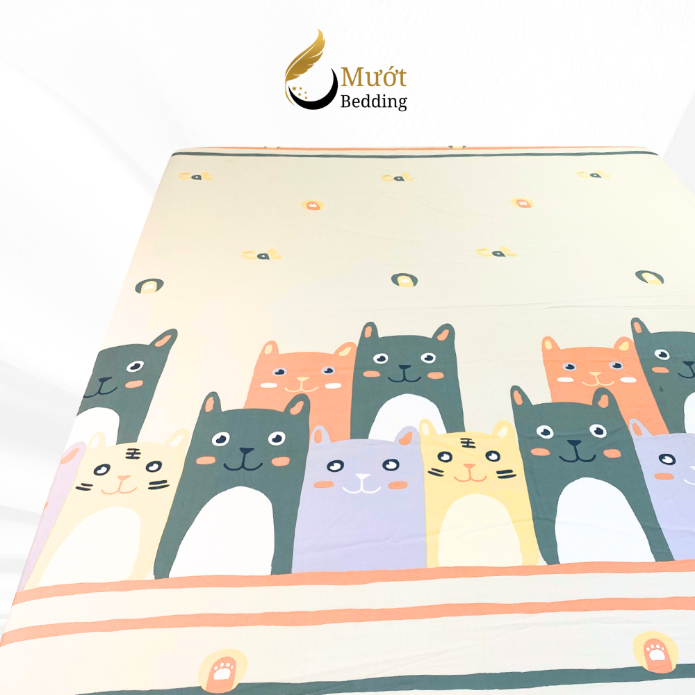 Ga giường lẻ Lụa Tencel Mướt bedding cao cấp đầy đủ size bo chun, chất liệu cao cấp, mềm, thoáng mát