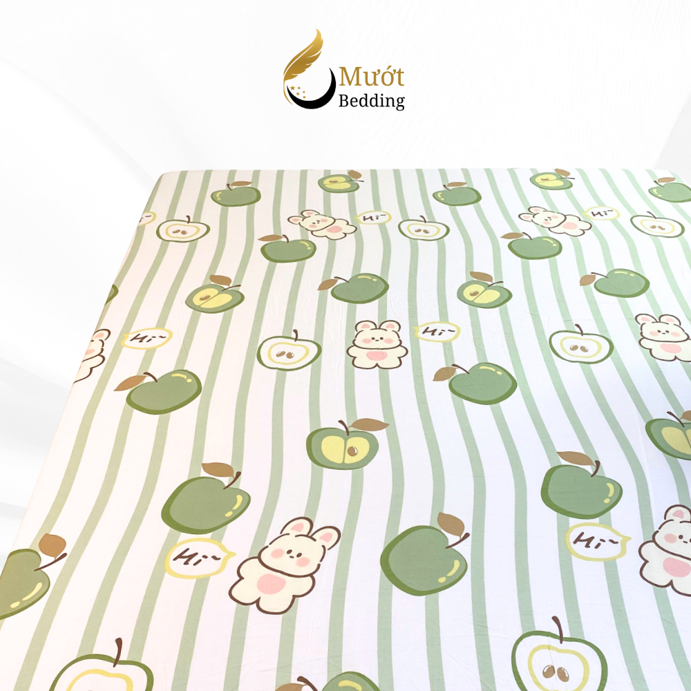 Ga giường lẻ Lụa Tencel Mướt bedding cao cấp đầy đủ size bo chun, chất liệu cao cấp, mềm, thoáng mát