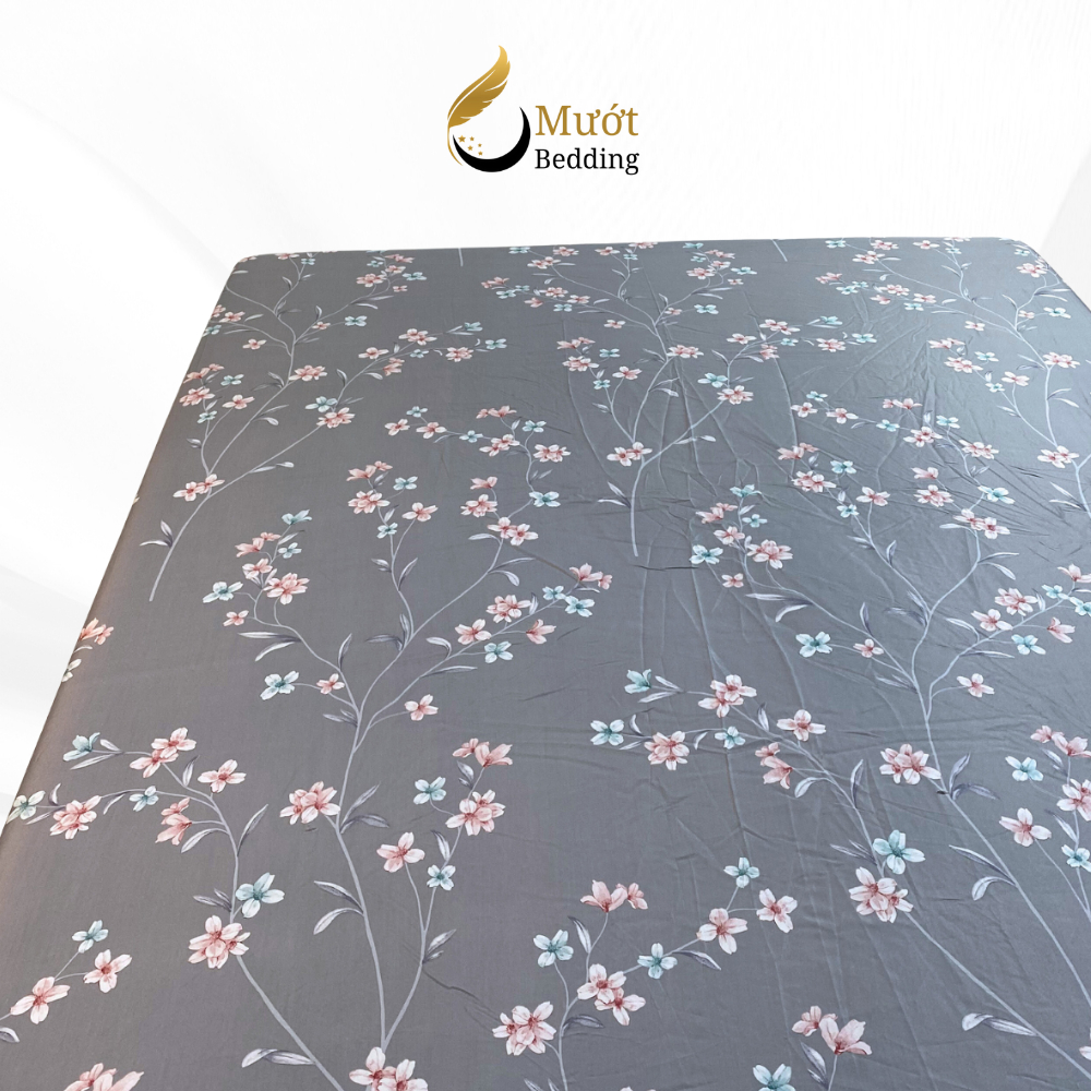 Ga giường lẻ Lụa Tencel Mướt bedding cao cấp đầy đủ size bo chun, chất liệu cao cấp, mềm, thoáng mát