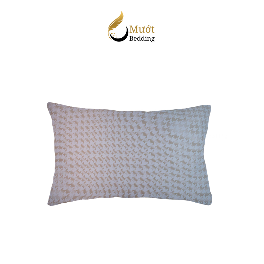Vỏ gối Cotton 100% cao cấp nhiều họa tiết Mướt bedding Size 50x70 cm mềm mại, thấm hút tốt, áo gối dạng lồng bền đẹp
