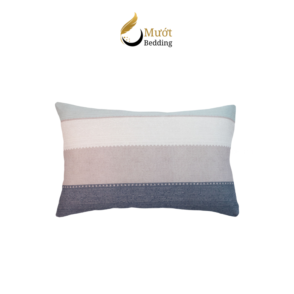 Vỏ gối Cotton 100% cao cấp nhiều họa tiết Mướt bedding Size 50x70 cm mềm mại, thấm hút tốt, áo gối dạng lồng bền đẹp