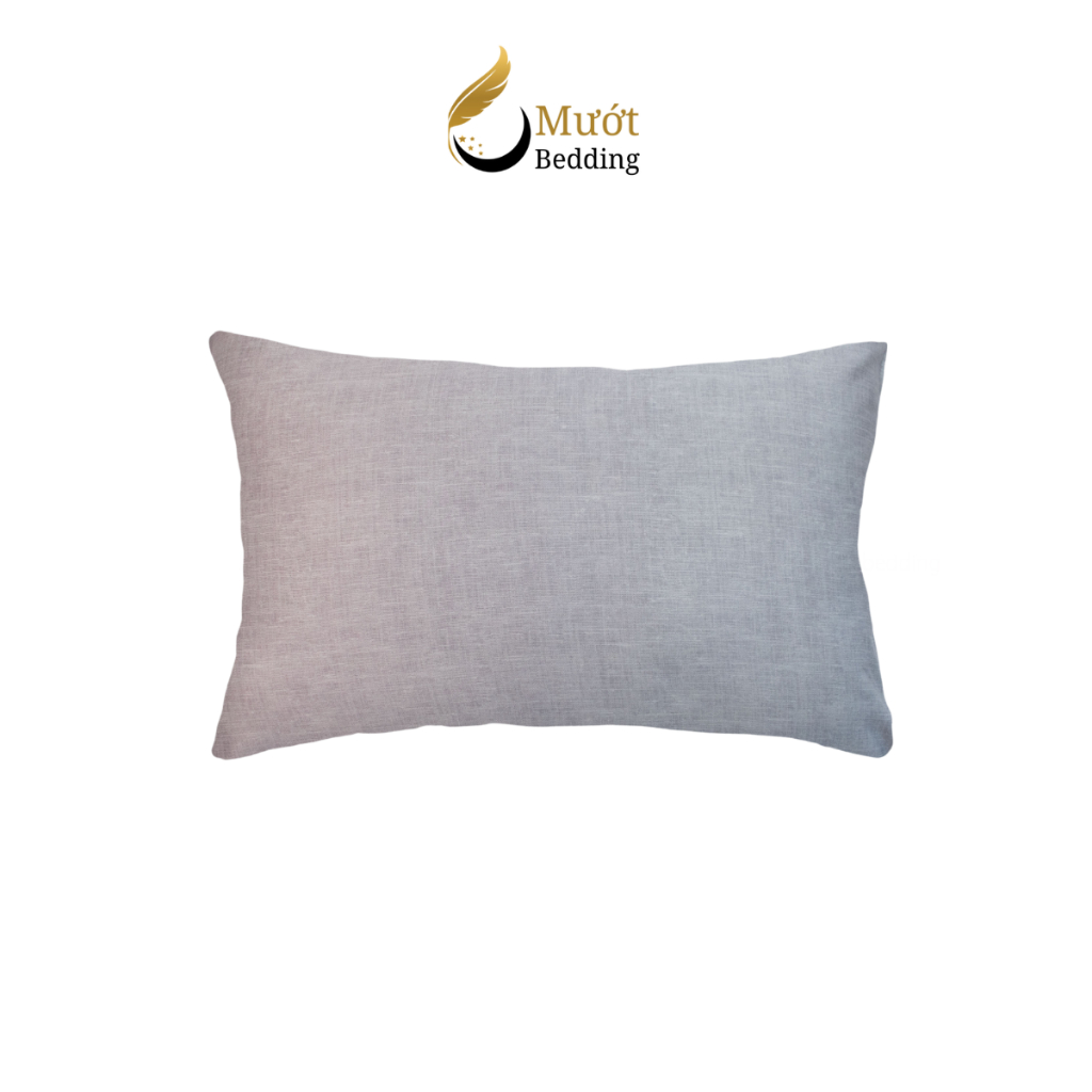 Vỏ gối Cotton 100% cao cấp nhiều họa tiết Mướt bedding Size 50x70 cm mềm mại, thấm hút tốt, áo gối dạng lồng bền đẹp