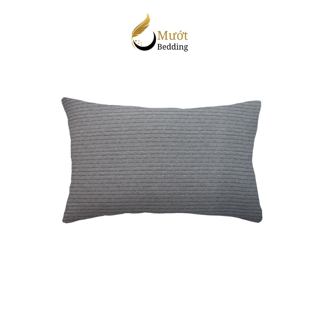 Vỏ gối Cotton 100% cao cấp nhiều họa tiết Mướt bedding Size 50x70 cm mềm mại, thấm hút tốt, áo gối dạng lồng bền đẹp