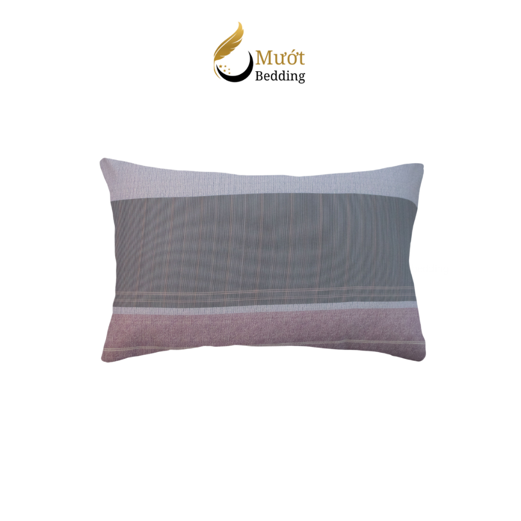 Vỏ gối Cotton 100% cao cấp nhiều họa tiết Mướt bedding Size 50x70 cm mềm mại, thấm hút tốt, áo gối dạng lồng bền đẹp