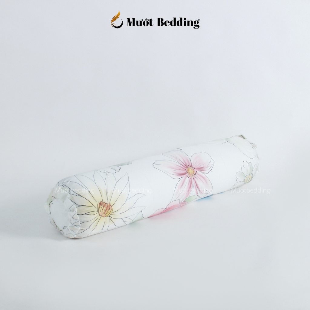 Vỏ gối ôm Tencel nhiều họa tiết Mướt bedding Size 35x100cm (70x100cm) mềm mại, thấm hút tốt, may kiểu dây kéo cao cấp