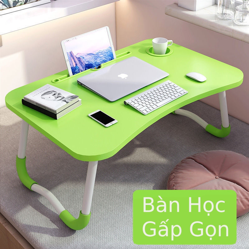 Bàn học gấp gọn hình thú có khe cắm ipad 4