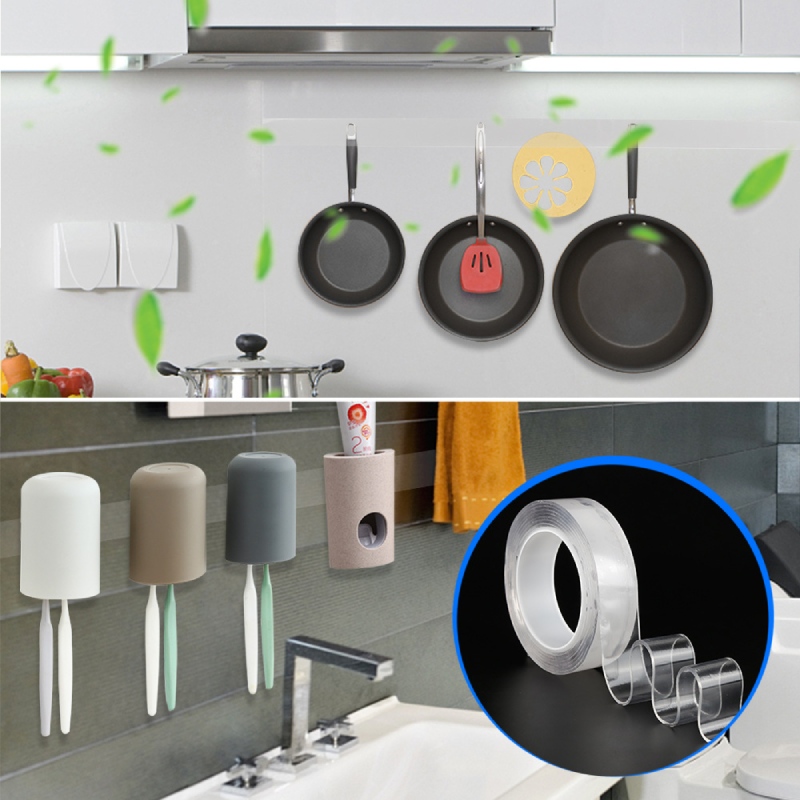 Băng Dính 2 Mặt Đa Năng Trong Suốt 2M - 4