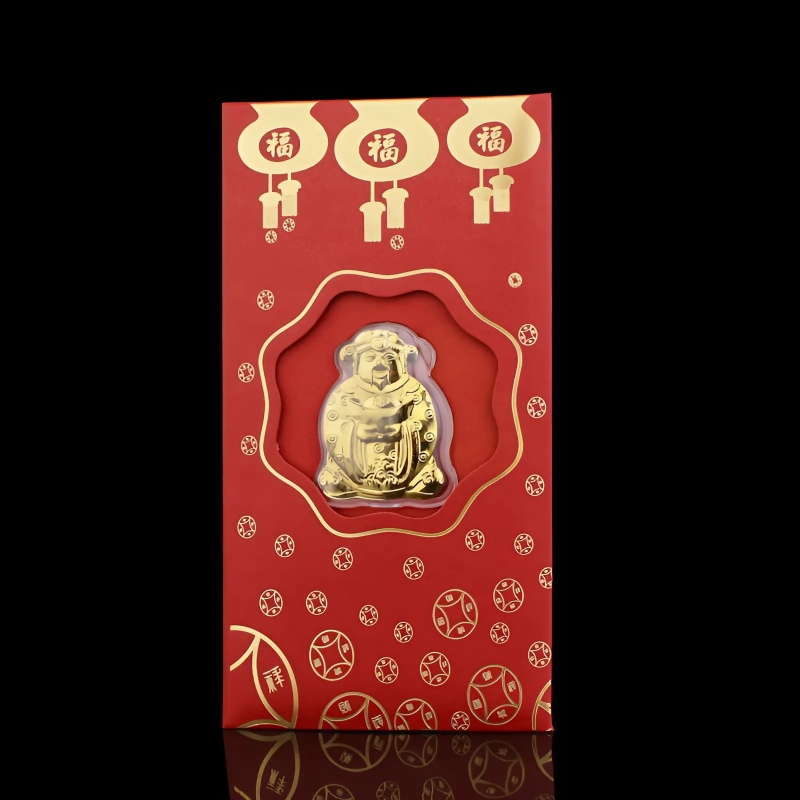Bao Lì Xì Thần Tài Mạ Vàng 4