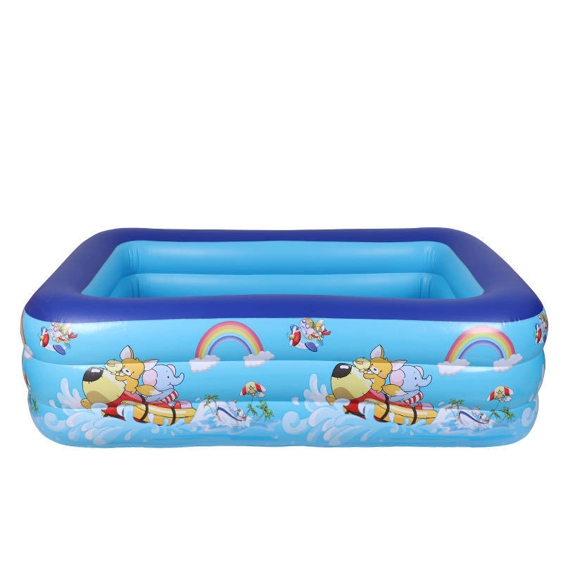 Bể Bơi Phao Hình Chữ Nhật 3 Tầng 1.3M 4