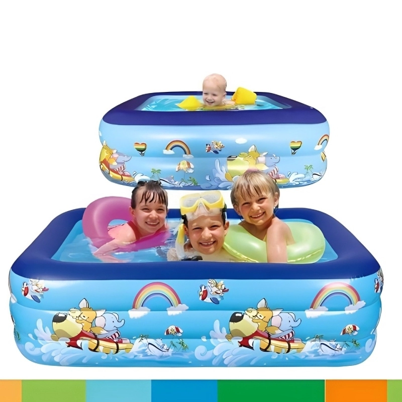 Bể Bơi Phao Hình Chữ Nhật 3 Tầng 1.3M 5