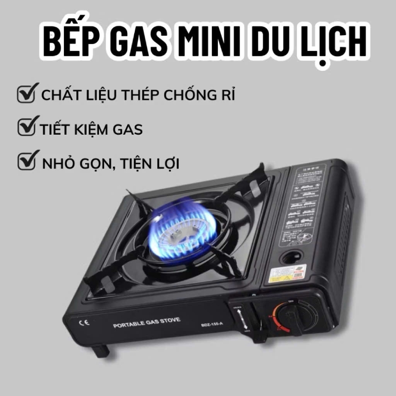 Bếp Gas Mini Chống Cháy Nổ Chống gió 4
